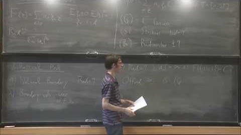 Log-integrability of Rademacher Fourier series, with applications... - Alon Nishry