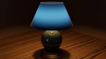 Create Lamp in BLENDER | Cycle Render | Modeling, Lighting and Rendering #blender #blendertutorial