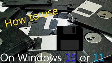 How to use USB Floppy ROM on Windows 10/11?
