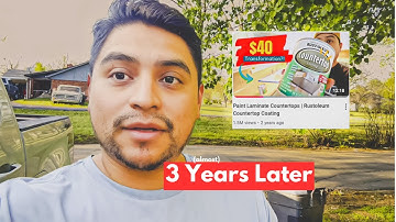 3 Year Update: Rustoleum Countertop Coating