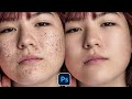 Face retouching  best photoshop tutorial  skin retouching 2023