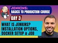 Day 3: Jenkins Basics — What It Is, How to Install, Docker Demo & Freestyle Job