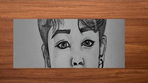 How to Draw BTS Jimin step by step / BTS Drawing / bts Park Jimin Drawing