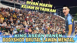 DRAMATIS❗️Rivan Nurmulki Ngamuk BRUTAL Bodyshot Lawan Auto MENTAL 💥 Tarkam Paling Kejam King Asean