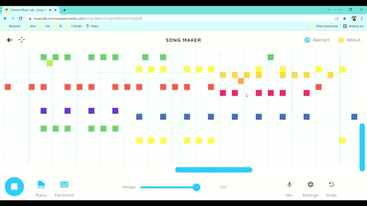 Rush E in Chrome Music Lab YouTube