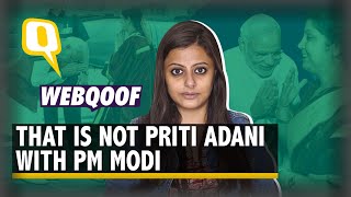 Fake News | Women Being Greeted by PM Modi Misidentified As Gautam Adani’s Wife | The Quint