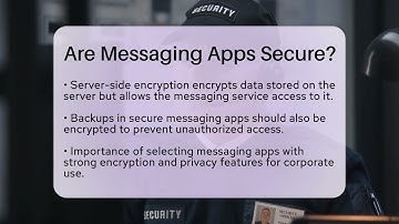 Are Messaging Apps Secure? - SecurityFirstCorp.com
