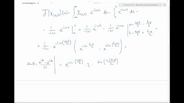 Math 4564 - 11 Integral Fourier Transform