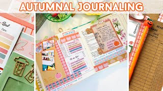 HOW TO JOURNAL IN AUTUMN | Adding Colour & Texture | October Kit Unboxing