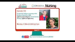 #mhTV episode 155  A special edition evening with Andrea Sutcliffe CBE and Dr Emma Wadey