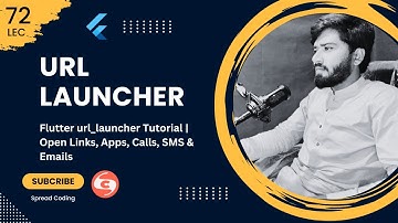 72- Flutter url_launcher Tutorial | Open Links, Apps, Calls, SMS & Emails