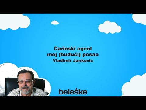 Carinski agent - Moj (budući) posao - Vladimir Janković | beleske.com