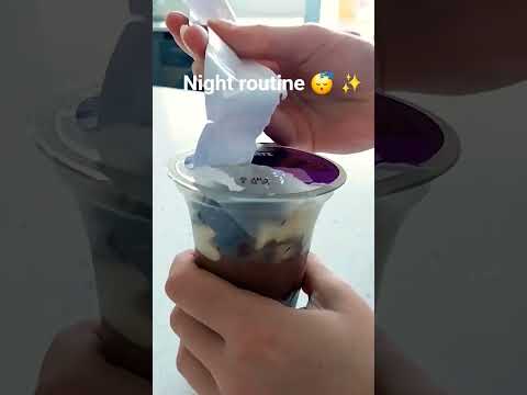 night routine 😴 ✨️