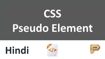 CSS Pseudo Element-Hindi