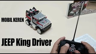 RC Monster Car Jeep - Mainan Mobil Remote Control Polisi Offroad Edukatif SNI