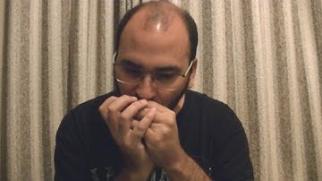 Harmonica Lesson - Blues + tabs + Backing track G.