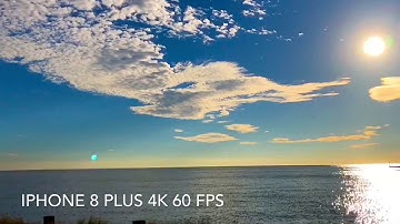 iPhone 8 Plus 4K 60FPS time-lapse