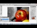 Photoshop tutorial how to make a partial black and white effect