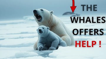 "Nature’s Call: When Humans and Whales Unite to Save a Polar Bear"