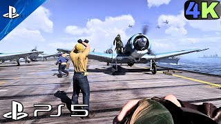 Epic Midway Battle 1942 With Realistic Ultra Graphics In Call Of Duty Vanguard On Ps5 4k Hdr!