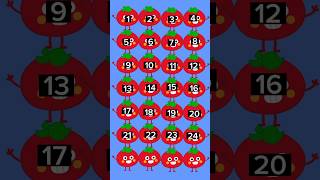 Tomato counting to 50 #kidsvideo #childrenssong