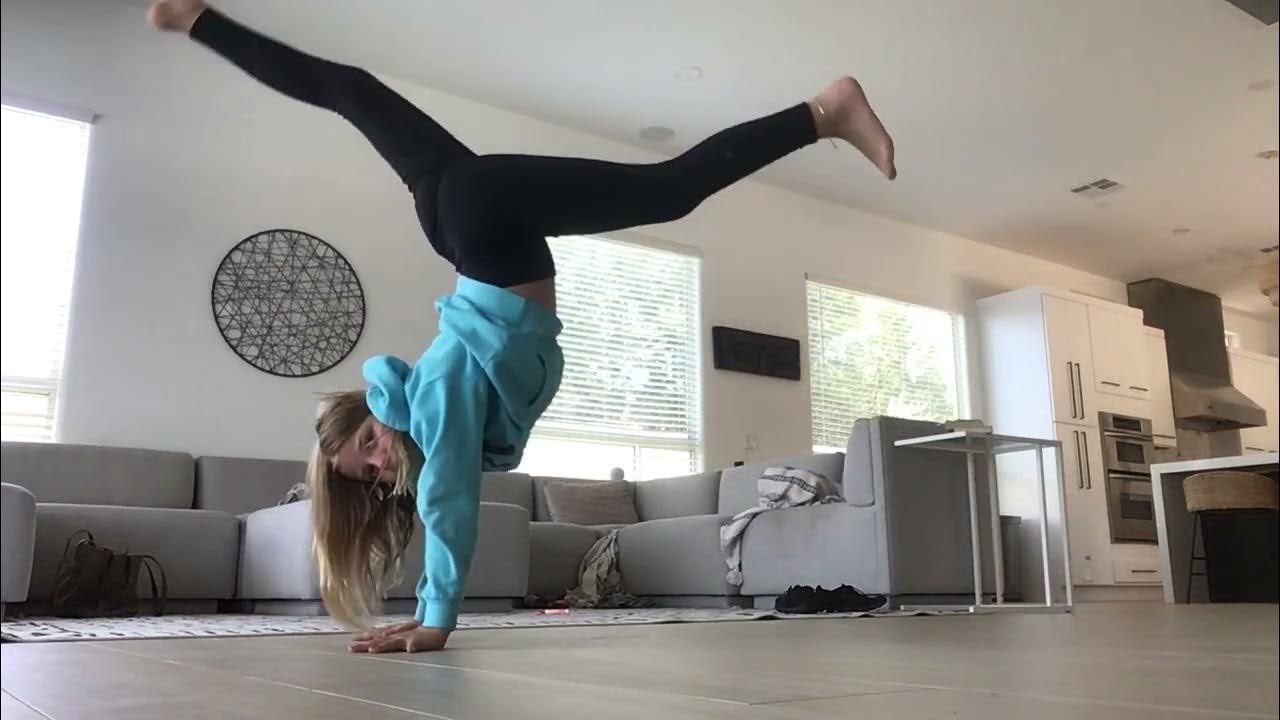 How to do split handstand - YouTube