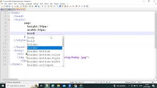 How to create Avatar image in HTML & CSS