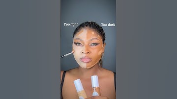 How to fix your foundation too light or too dark #makeuphacks  #makeupshorts #makeuptutorial