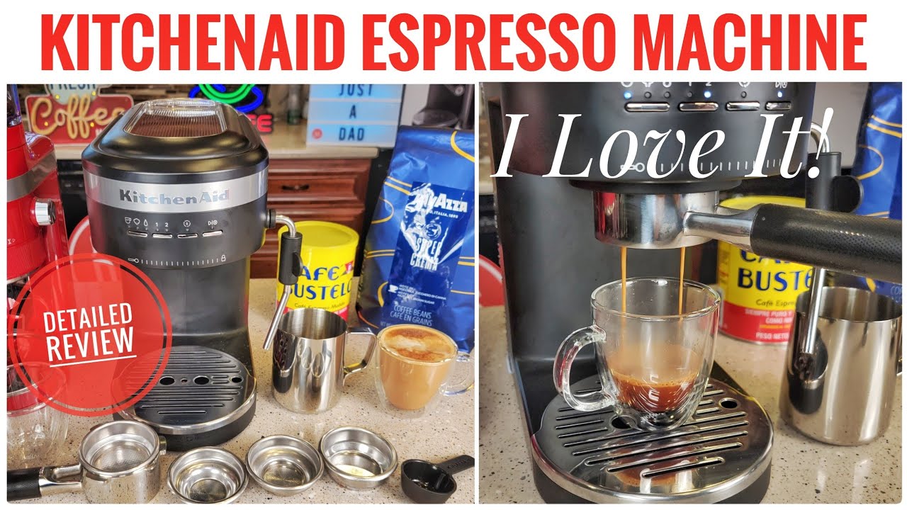 KitchenAid® Coffee Maker, Grinder and Semi-Automatic Espresso Machine –  Whole Latte Love