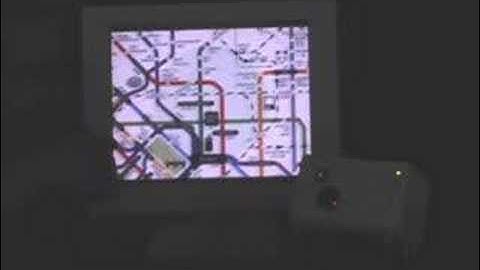 Map navigation using the smart-laser scanner