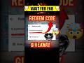 Redeem code giveaway 🤑#freefireshorts #freefiremax #trending #viral #shorts