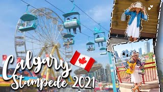 ATTENDING CALGARY STAMPEDE 2021 | foods, games, rides, live animals, shows etc.