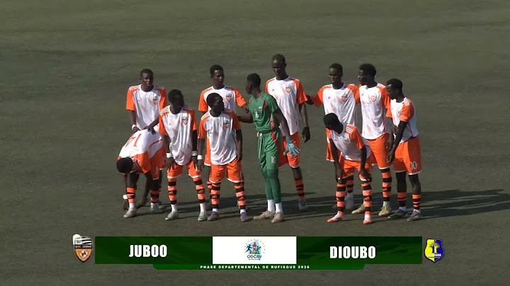 🔴[DIRECT] JUBOO (ZONE12A) VS DIOUBO  (ZONE1A) PHASES DEPARTMENTALE RUFISQUE 2025