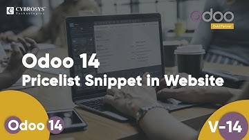 Odoo 14  Pricelist Snippet in Website