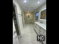 White Shower Remodel | NG Construction & Improvements #lifeisbutadream #bathroomremodel