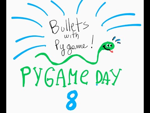 Pygame day 8 - How to create bullet sprites in pygame part 1
