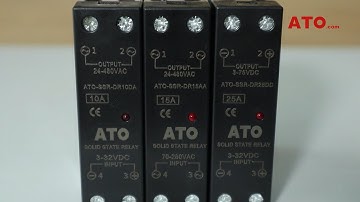 DC Controlled Solid State Relay DIN Rail Mount