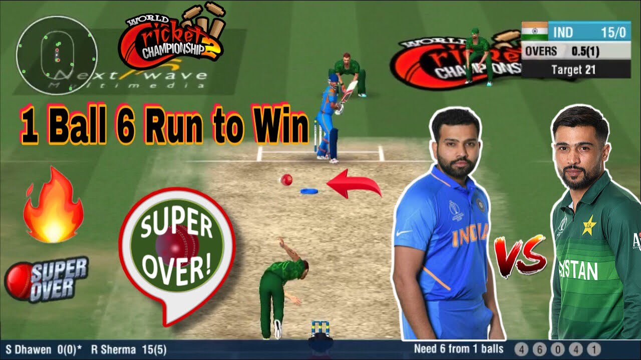 Wcc2 | Super Over | Pakistan vs India | M Amir | 