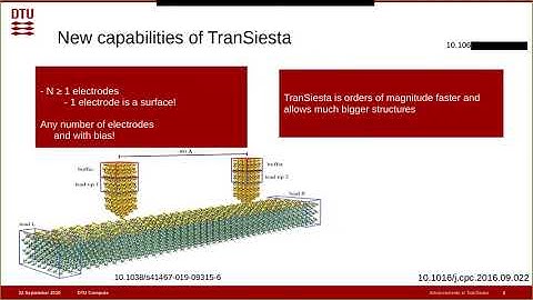 MAX Webinar 2020 - TranSIESTA new functionalities, new capabilities