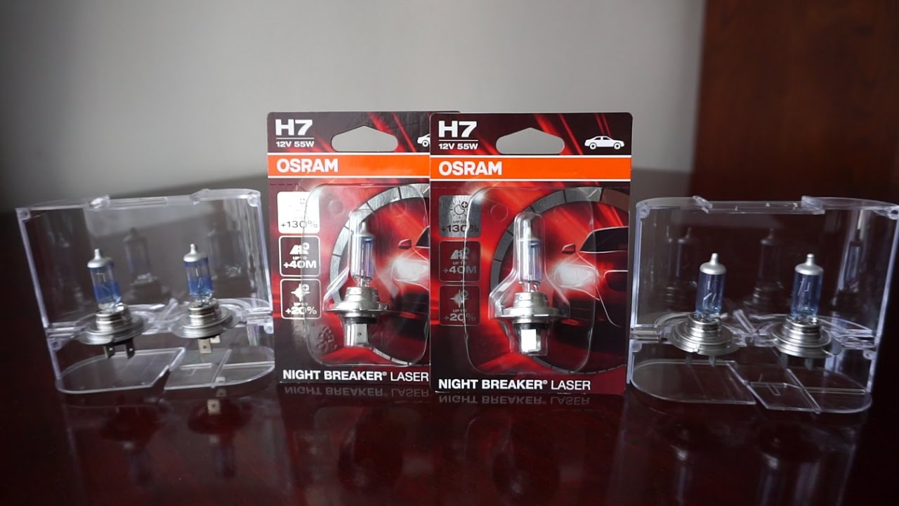 OSRAM Night Breaker LASER vs OSRAM Night Breaker Unlimited