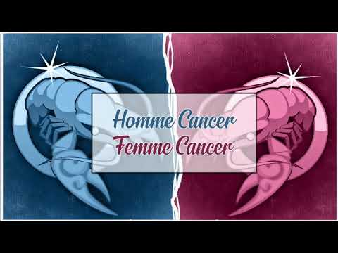 Vidéo: Compatibilité amoureuse femme Cancer et homme Cancer