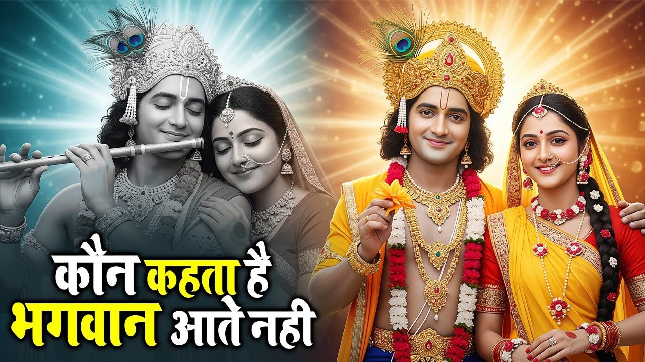 कौन कहता है भगवान आते नहीं Kaun Kehate Hai Bhagwan Aate Nahi | Achutam Keshavam | Krishna #bhajan