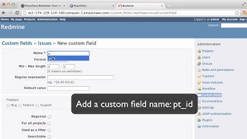 Redmine Integration plugin configuration