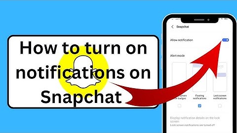 How to turn on notification on snapchat 2023 | How to enable snapchat notification 2023 | in iphone