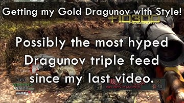 MW3: Getting my Gold Dragunov with style!