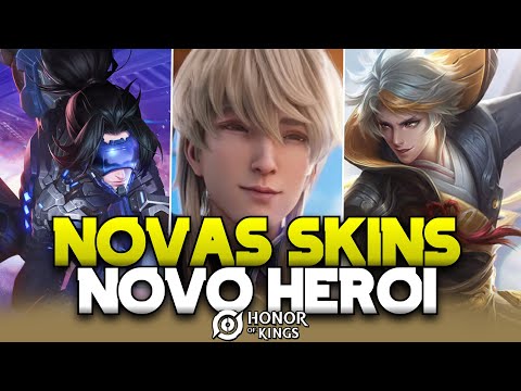 NOVO HERÓI HEINO, NOVAS SKINS E VISUAL MISTERIOSO! PREVIA ATUALIZAÇÃO MÊS NOVEMBRO NO HONOR OF KINGS