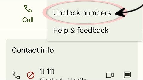 How can I unblock my contact number Poco x4 pro 5g | unblock contact number
