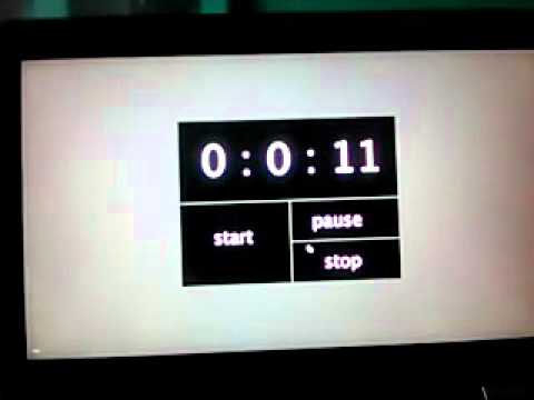 Stopwatch Application using Processing by Riddha