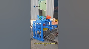 QT40 2 Concrete Block Making Machine #blockmakingmachine #brickmakingmachine #concreteblockmachine