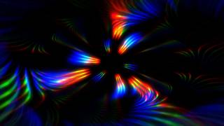4K Neon Glowing Rainbow Twisted Tunnel Loop VJ Background